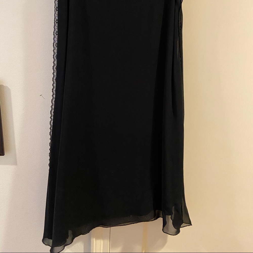 Black evening skirt